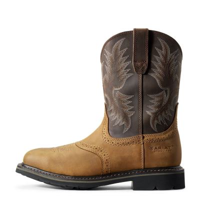 Ariat Sierra Steel Toe Kahverengi / Çikolata Iş Ayakkabıları Erkek (41734-568)